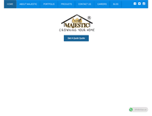 Tablet Screenshot of majesticgroupng.com